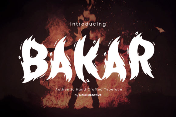 Bakar Typeface: A Unique Display Font for Standout Branding