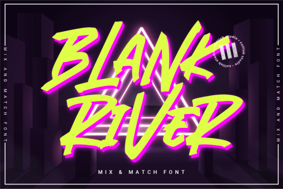 Blank River Typeface for Modern Brand Identity Projects
