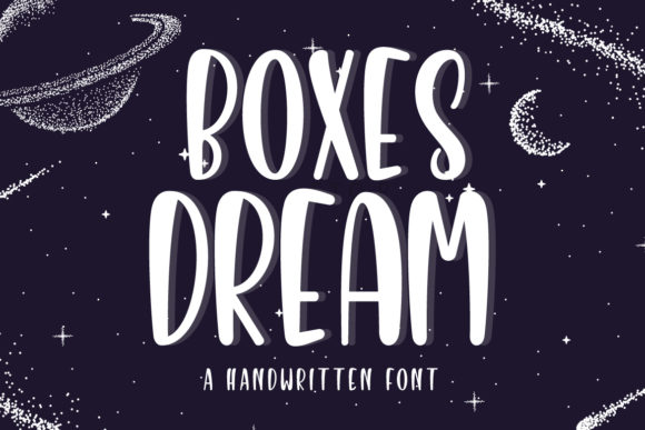 Boxes Dream: The Adorable Quirky Display Font for Joyful Branding