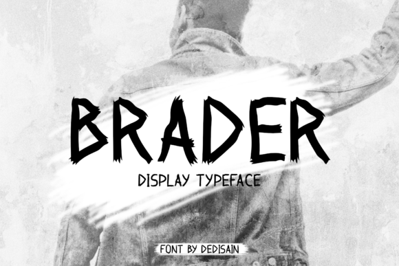 Brader Typeface Review: Elevating Brand Identity with Grunge Display Fonts
