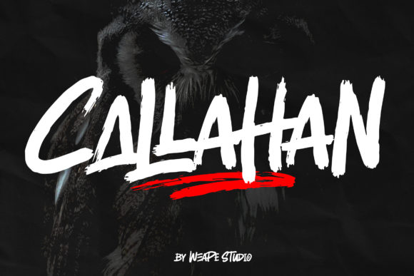 Callahan Brush Display Font for Branding and Wedding Designs