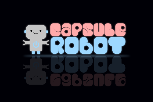 Capsule Robot: The Sweet Display Font for Engaging Campaign Graphics