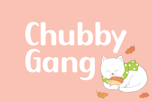 Chubby Gang: A Simple and Elegant Display Font for Editorial Design