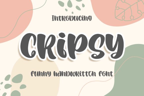Cripsy Display Font for Playful Web Design