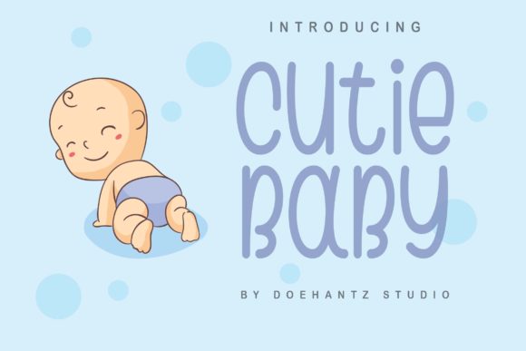 Cutie Baby Display Font for Elegant Editorial Design