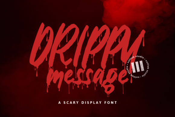 Drippy Message: The Scary Display Font for Scroll-Stopping Halloween Campaigns
