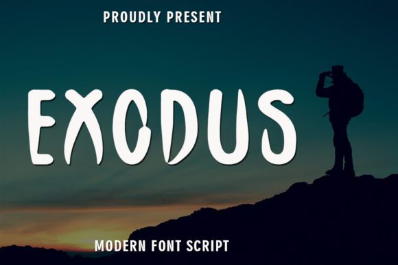 Exodus Display Font: A Quirky Typeface for Digital Branding