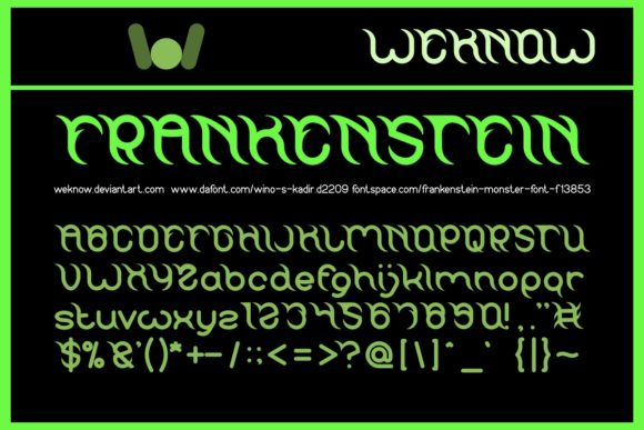 Frankenstein Typeface: Elevating Editorial Design with Unique Display Fonts