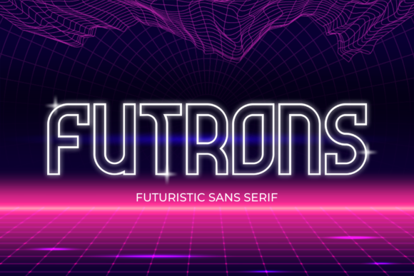 Futrons: A Fun Display Font for Modern Brand Identity