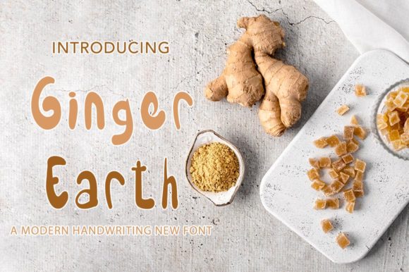 Ginger Earth: The Perfect Cute Display Font for Handmade Crafts