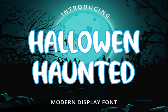 Halloween Haunted: A Simple Display Font for Standout Editorial Design