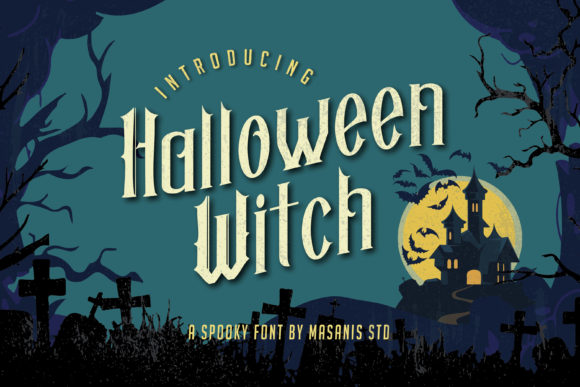 Halloween Witch Typeface Review: A Vintage Display Font for Spooky Branding