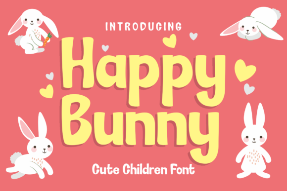 Happy Bunny Display Font for Playful Web Design