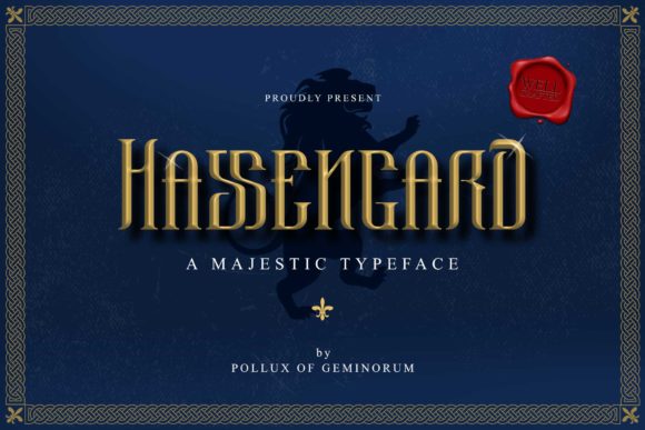 Hassengard: The Elegant Display Font for Handmade Brands