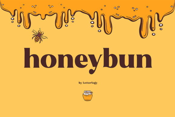 Honeybun: The Sweet Display Font for Cohesive Brand Identity