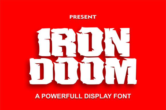 Iron Doom Typeface: Bold Display Fonts for Standout Branding