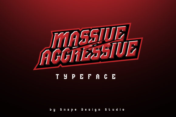 Massive Aggressive Typeface Review for Bold Branding