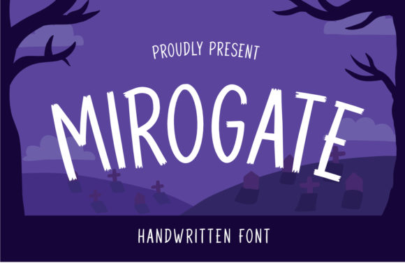 Mirogate: A Halloween Display Font for Standout Campaigns