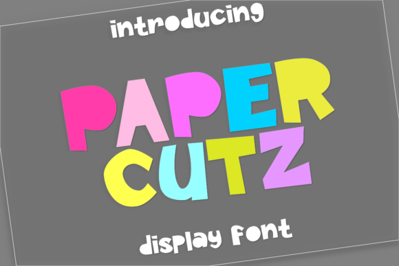 Paper Cutz: Bold Display Fonts for High-Impact Campaigns