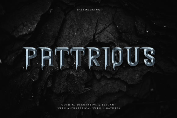 Pattrious Display Font Review for Bold Brand Identity