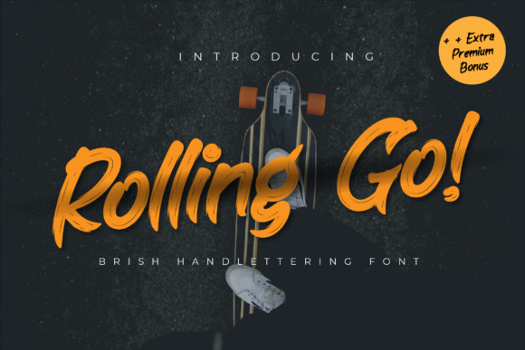 Rolling Go Typeface: Sweet Typography for Brand Identity