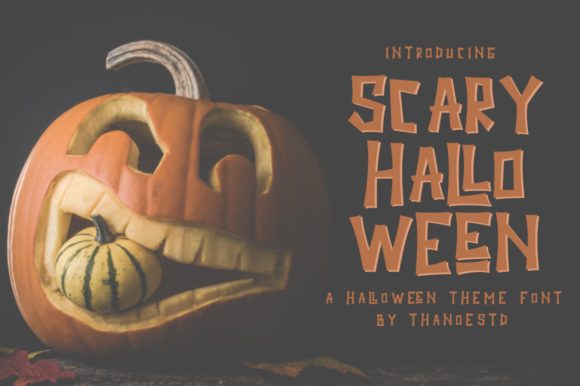 Scary Halloween: Bold Display Font Review