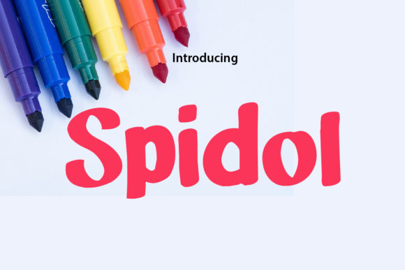 Spidol: The Sweet Display Font for Brand Identity