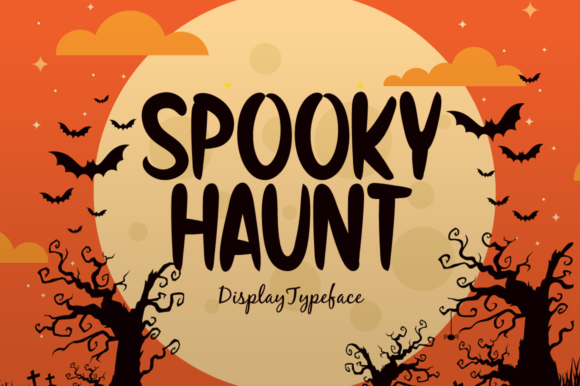 Spooky Haunt: The Cute Halloween Display Font for Festive Branding