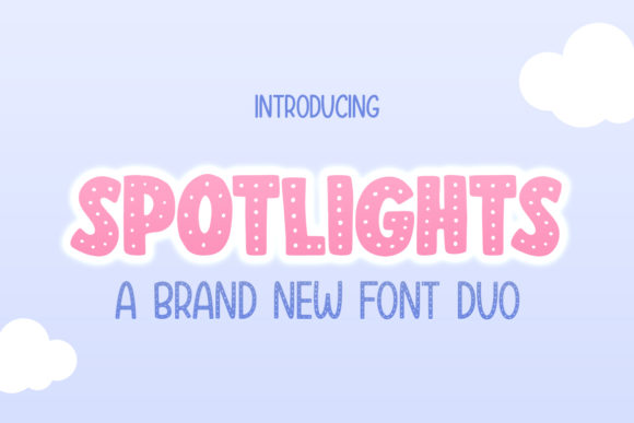 Spotlights: A Simple Display Font for Standout Branding