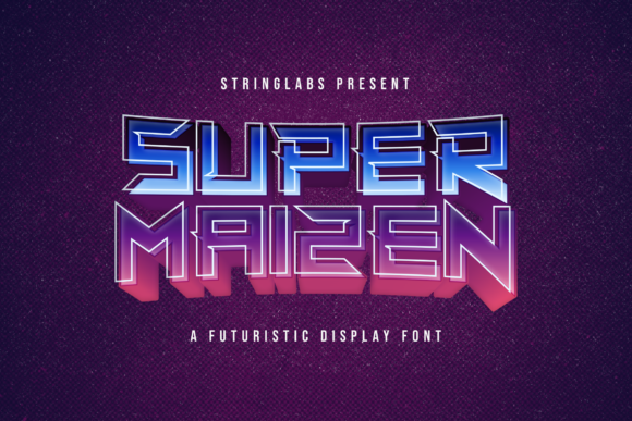 Super Maizen Display Font Review for Bold Branding