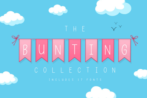 The Bunting Collection Typeface for Boutique Branding