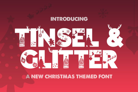 Tinsel Glitter Typeface for Modern Web Design
