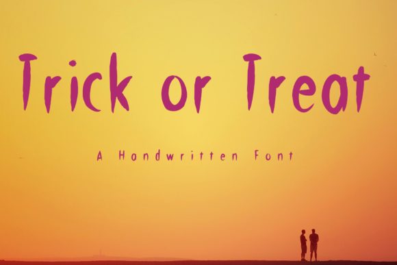 Trick or Treat: A Simple and Neat Lettered Display Font for Seasonal Creations