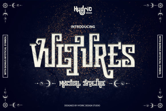 Vultures: A Quirky Display Font for Handmade Branding
