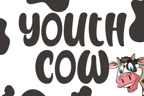 Youth Cow: A Bouncy Display Font for Playful Editorial Design